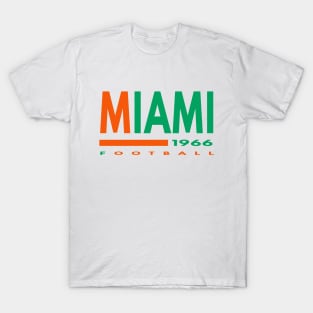 Miami 1966 Football Classis T-Shirt
